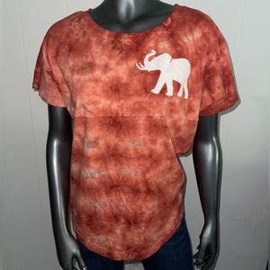 Alabama Crimson tide “Roll Tide” tie dye top. Size medium. NWOT